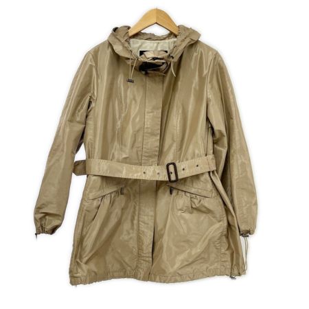  BURBERRY LONDON バーバリーロンドン コート サイズ44 沢 襟ギャザー FR114-615-42 レディース  ベージュ