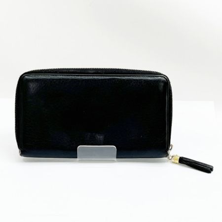  GUCCI グッチ 長財布 ラウンドファスナー ソーホー インターロッキング 金具 レザー 308280 ブラック