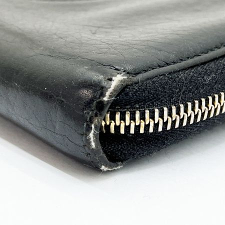  GUCCI グッチ 長財布 ラウンドファスナー ソーホー インターロッキング 金具 レザー 308280 ブラック