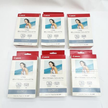  CANON キャノン SELPHY CP KL-36IP Lサイズ カラーインク ペーパーセット 6箱まとめ