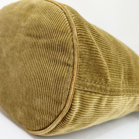  FENDI フェンディ マンマバケット ショルダーバッグ コーデュロイ 布袋付 214526765009 ブラウン