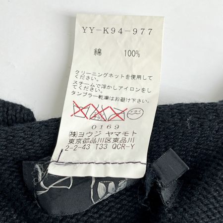  Yohji yamamoto(Y's) ヨージヤマモト(ワイズ) ニット 長袖 サイズ3 ブラック