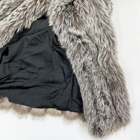  SAGA FOX サガフォックス 毛皮コート ロングコート 11号 アウター 冬物 ブラウン