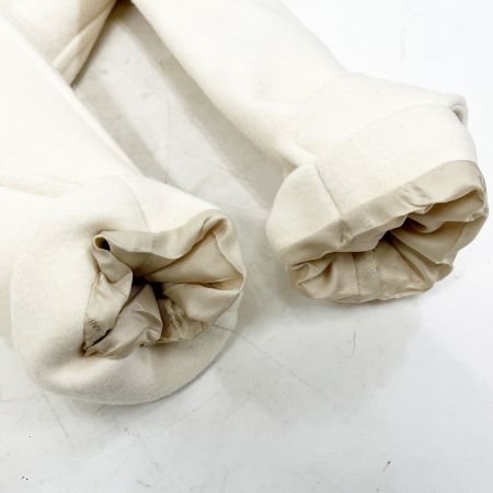  BURBERRY LONDON バーバリーロンドン ラウンドネックコート サイズ36 レディース ホワイト