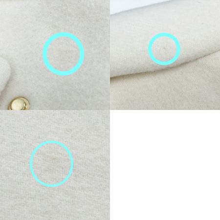  BURBERRY LONDON バーバリーロンドン ラウンドネックコート サイズ36 レディース ホワイト