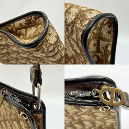  Christian Dior クリスチャンディオール ハンドバッグ ショルダーバッグ ロゴ柄 ベージュ