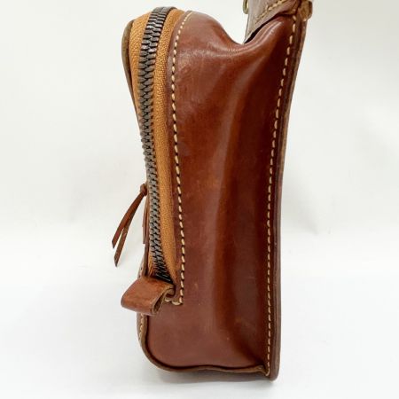  GENTEN ゲンテン ショルダーバッグ 肩掛けカバン レザー ブラウン