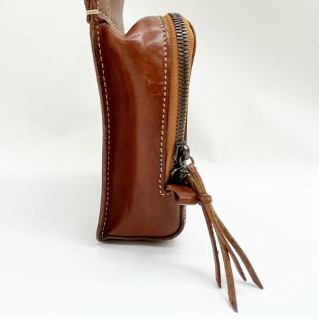  GENTEN ゲンテン ショルダーバッグ 肩掛けカバン レザー ブラウン