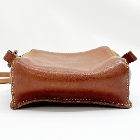  GENTEN ゲンテン ショルダーバッグ 肩掛けカバン レザー ブラウン