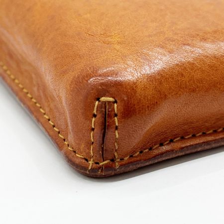  GENTEN ゲンテン スマホショルダー ショルダーバッグ ポーチ  レザー ブラウン