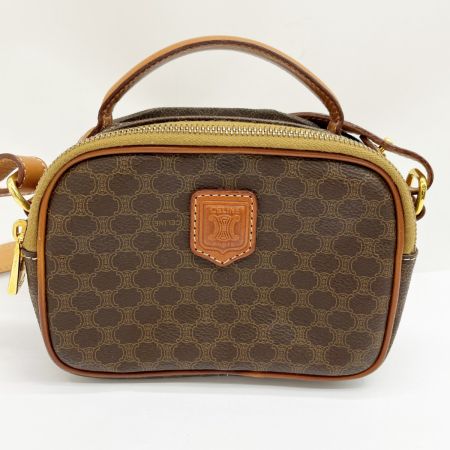  CELINE セリーヌ ショルダーバッグ マカダム MC96 ブラウン