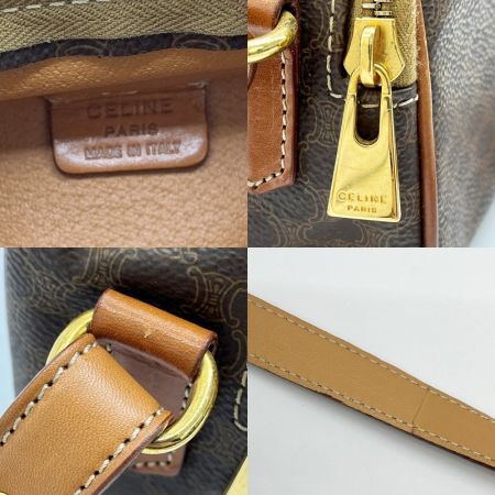  CELINE セリーヌ ショルダーバッグ マカダム MC96 ブラウン