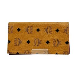 ◆◆ MCM エムシーエム 長財布 レディース ほつれ有 ブラウン Bランク