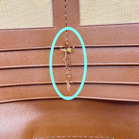  MCM エムシーエム 長財布 レディース ほつれ有 ブラウン