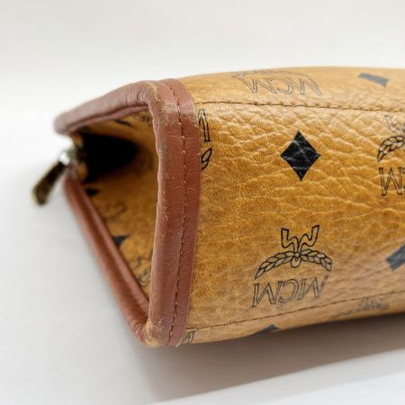  MCM エムシーエム クラッチバッグ セカンドバッグ レザー ブラウン
