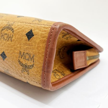  MCM エムシーエム クラッチバッグ セカンドバッグ レザー ブラウン