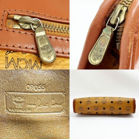 MCM エムシーエム クラッチバッグ セカンドバッグ レザー ブラウン