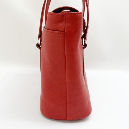  leather craft by emi ITAGAKI いたがき ハンドバッグ レディース レッド