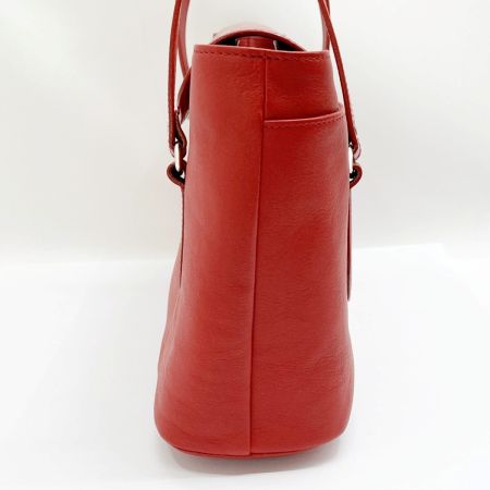  leather craft by emi ITAGAKI いたがき ハンドバッグ レディース レッド