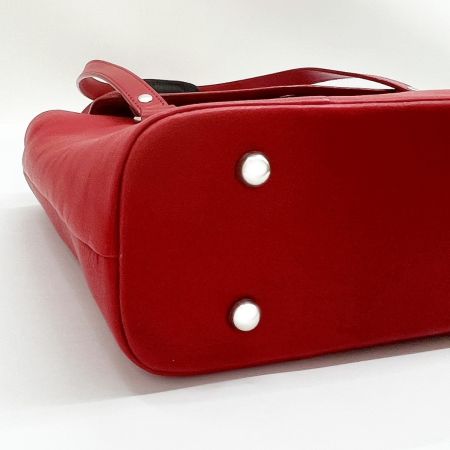  leather craft by emi ITAGAKI いたがき ハンドバッグ レディース レッド