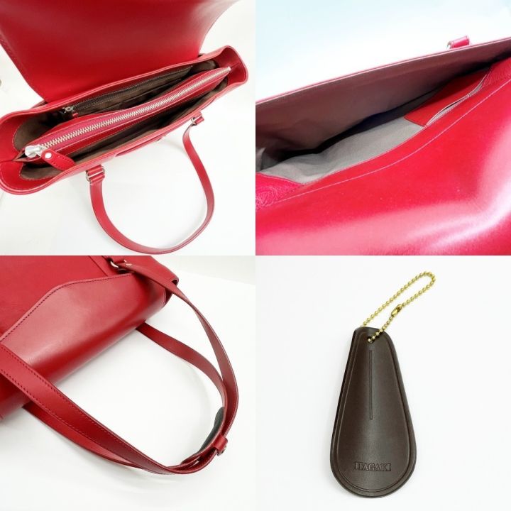 leather craft by emi ITAGAKI いたがき ハンドバッグ レディース