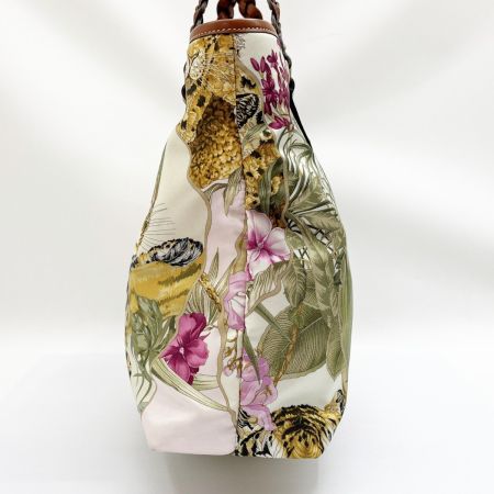 Salvatore Ferragamo サルヴァトーレフェラガモ トートバッグ レザー ナイロン 花柄 アニマル柄  AU-21/C563