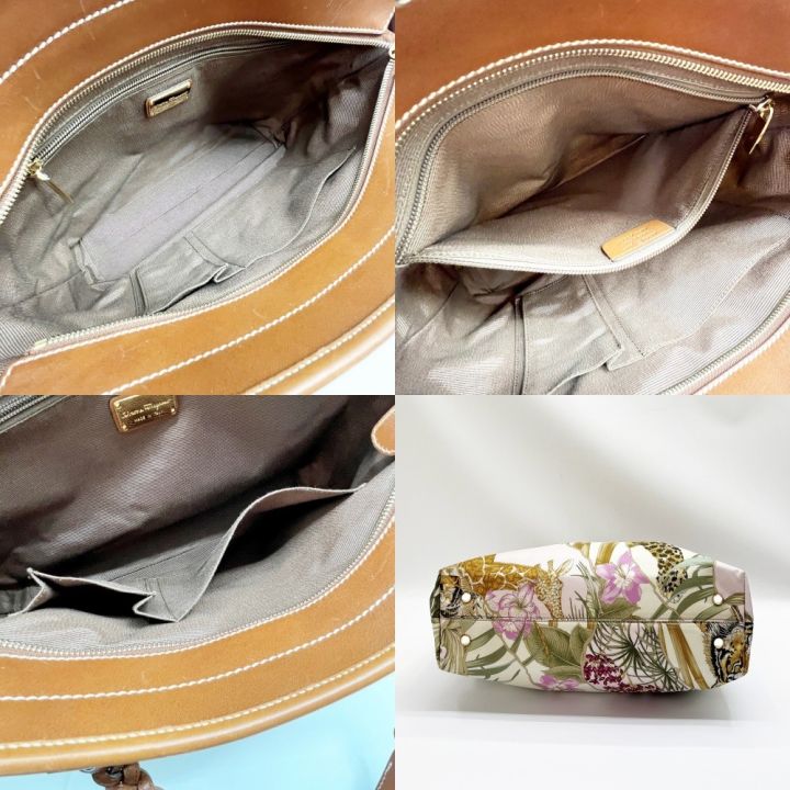 Salvatore Ferragamo サルヴァトーレフェラガモ トートバッグ レザー