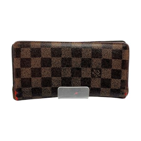  LOUIS VUITTON ルイヴィトン 長財布 ダミエ ポルトフォイユ・プラザ  N60017 ブラウン