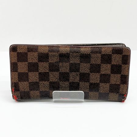  LOUIS VUITTON ルイヴィトン 長財布 ダミエ ポルトフォイユ・プラザ  N60017 ブラウン