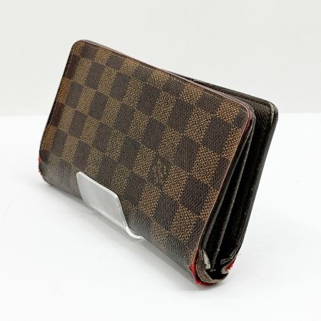  LOUIS VUITTON ルイヴィトン 長財布 ダミエ ポルトフォイユ・プラザ  N60017 ブラウン