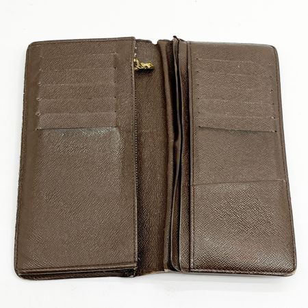  LOUIS VUITTON ルイヴィトン 長財布 ダミエ ポルトフォイユ・プラザ  N60017 ブラウン