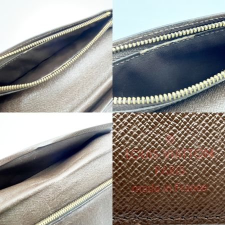  LOUIS VUITTON ルイヴィトン 長財布 ダミエ ポルトフォイユ・プラザ  N60017 ブラウン