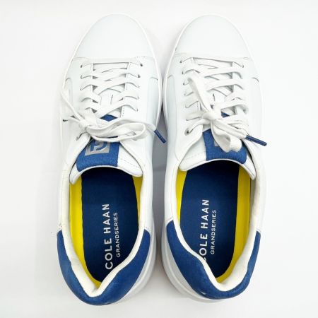  COLE HAAN コールハーン スニーカー 10M 約28cm グランドプロ トップスピン ホワイト×ブルー