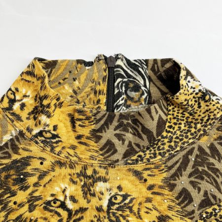  ITALIYA イタリヤ 伊太利屋 カットソー 15号 ジャングル レディース ミセス 