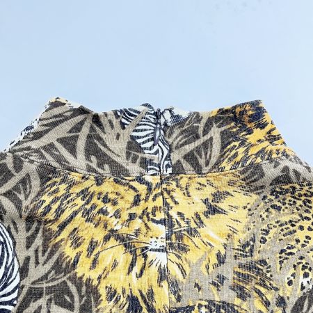  ITALIYA イタリヤ 伊太利屋 カットソー 15号 ジャングル レディース ミセス 