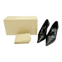 ◆◆ sergiorossi セルジオロッシ パンプス 36 1/2 レディース 箱付 ブラック Bランク