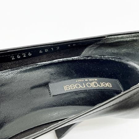 sergiorossi セルジオロッシ パンプス 36 1/2 レディース 箱付 ブラック