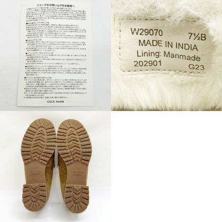  COLE HAAN コールハーン モカシン 7 1/2 約24.5cm レディース 箱付 w29070 ブラウン