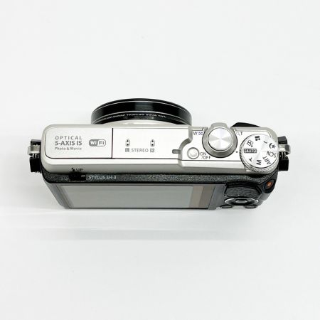  OLYMPUS オリンパス コンパクトデジタルカメラ シルバー 取説・箱付 STYLUS SH-3