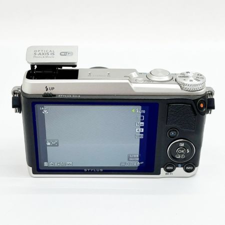  OLYMPUS オリンパス コンパクトデジタルカメラ シルバー 取説・箱付 STYLUS SH-3