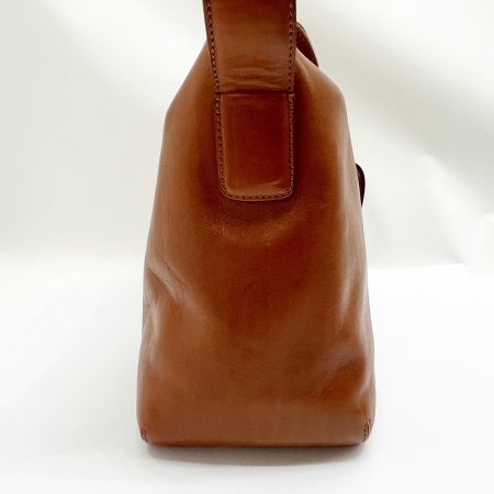  HIROFU ヒロフ アームショルダーバッグ 肩掛けカバン レザー レディース ブラウン