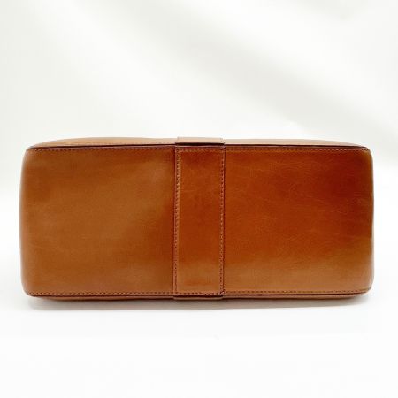  HIROFU ヒロフ アームショルダーバッグ 肩掛けカバン レザー レディース ブラウン