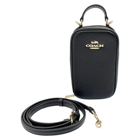  COACH コーチ ミニショルダーバッグ  2WAY CB854 ブラック