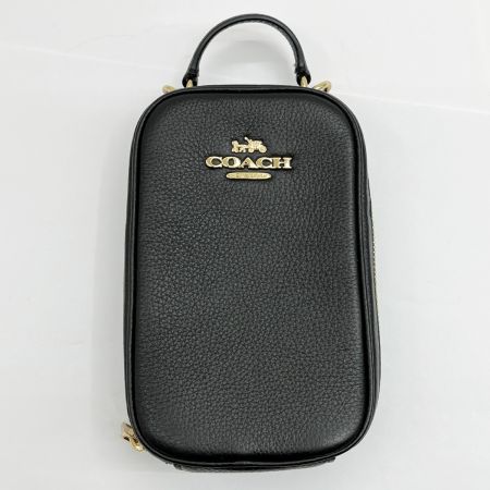  COACH コーチ ミニショルダーバッグ  2WAY CB854 ブラック