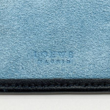  LOEWE ロエベ ポーチ アクセサリーポーチ 革 小物入れ レディース スカイブルー