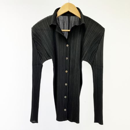  ISSEY MIYAKE イッセイミヤケ  プリーツプリーズ セットアップ ３点セット サイズ3 PP04-JK624 ブラック