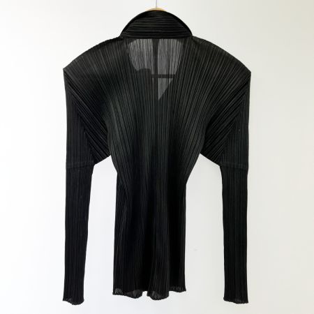  ISSEY MIYAKE イッセイミヤケ  プリーツプリーズ セットアップ ３点セット サイズ3 PP04-JK624 ブラック