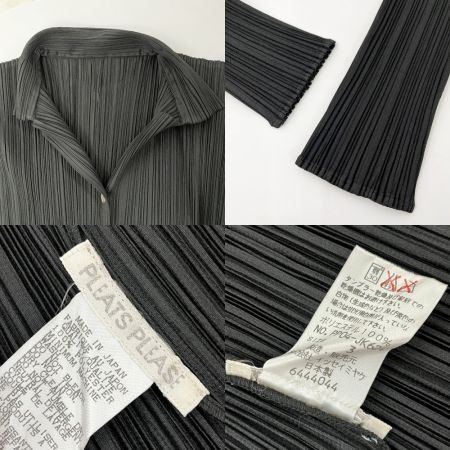  ISSEY MIYAKE イッセイミヤケ  プリーツプリーズ セットアップ ３点セット サイズ3 PP04-JK624 ブラック