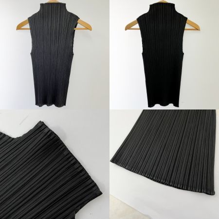  ISSEY MIYAKE イッセイミヤケ  プリーツプリーズ セットアップ ３点セット サイズ3 PP04-JK624 ブラック