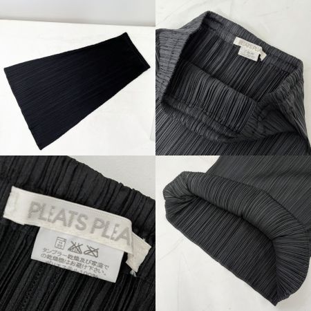  ISSEY MIYAKE イッセイミヤケ  プリーツプリーズ セットアップ ３点セット サイズ3 PP04-JK624 ブラック